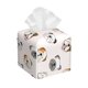 thumbnail image 1 of Fotbe Bulldog Face Porta Pañuelos Decorativo de Cuero, Caja Cuadrada Moderna para Pañuelos Faciales, Organizador y Dispensador 5x5x5'', 1 of 7