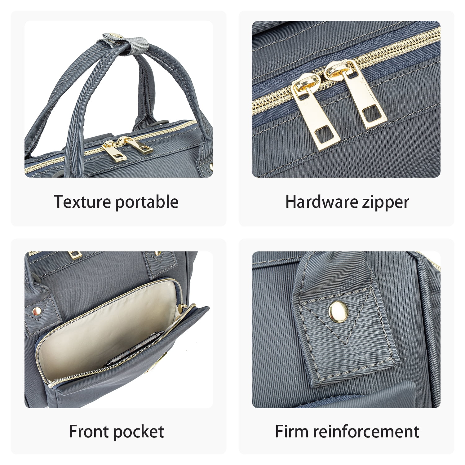 Baby Diaper Bag Nappy Backpack Waterproof Multi-Function Convertible Mini Smart Diaper Bag Backpack for Outdoor