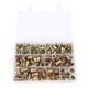thumbnail image 1 of 300 Uds tuerca de remache plana moleteada ColorPlated Zinc acero al carbono sujetador Hardware M3/4/5/6/8/10/12, 1 of 14