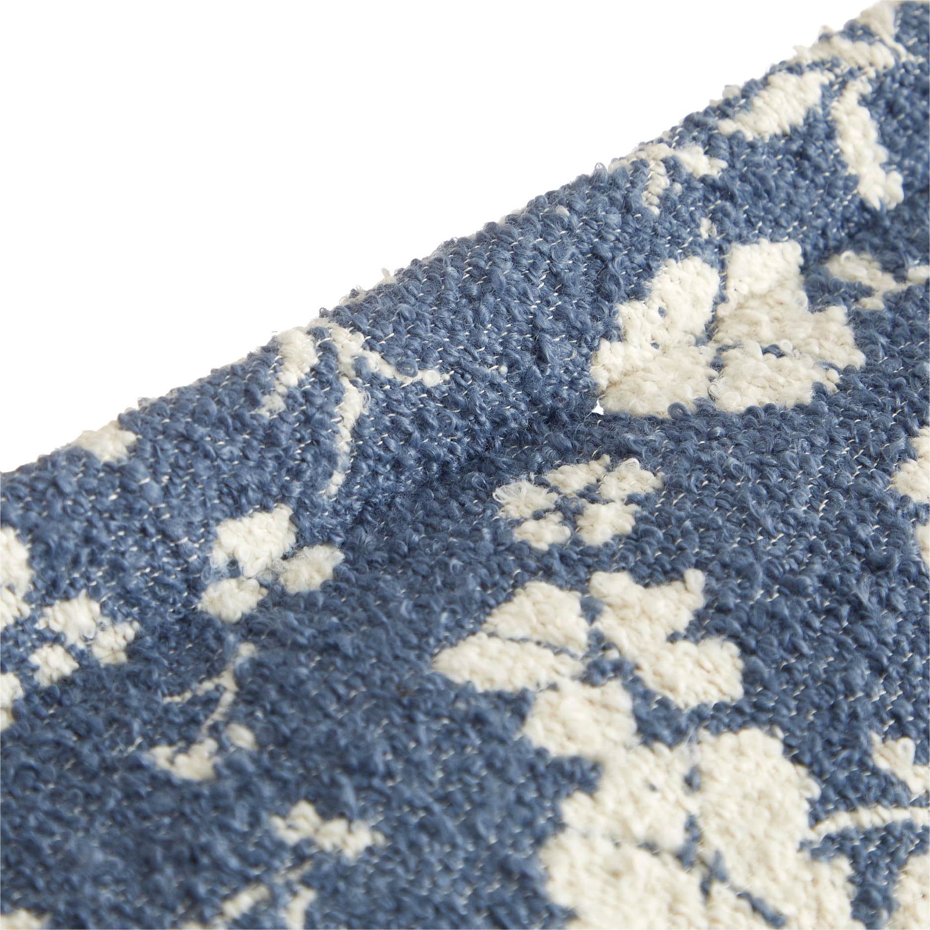 The Pioneer Woman Blue Daisy Boucle Decorative Pillow, 20" x 20"