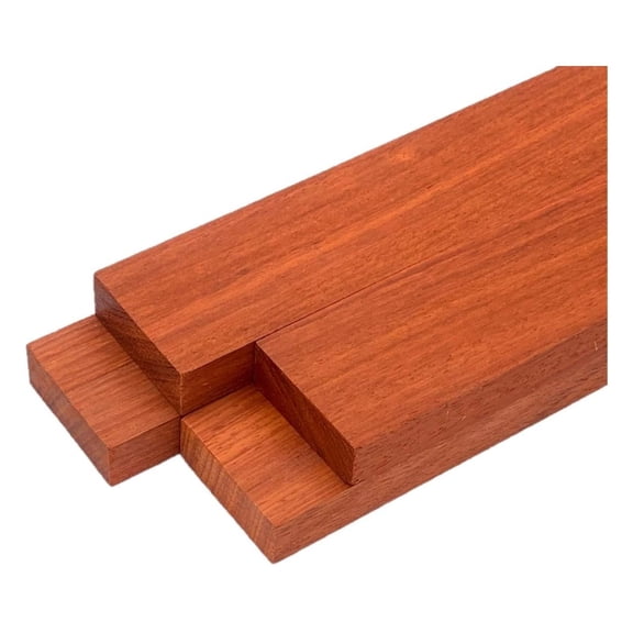 Padauk Lumber Board - 3/4 in x 2 in (4 Pcs) (3/4" x 2" x 24")