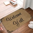 thumbnail image 1 of Floor Rug Doormat Welcome Mat Door Mats Outdoor Welcome Y'all Doormat Indoor for Entryway,Welcome Mats for Front Door, Funny Classroom Decorations Mats Kitchen Mats 31"x20", 1 of 6
