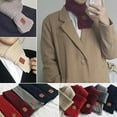 thumbnail image 4 of Naierhg Winter Scarf Autumn Winter Kids Scarf Solid Color Stretch Thick Boys Girls Scarf Coldproof Women Knitted Scarf for Outdoor Red, 4 of 8