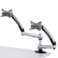 thumbnail image 2 of Cotytech Double Pomme Montage de Bureau Ressort Bras Oeillet Base - Argent (DM-GSDA-G), 2 of 4