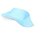 thumbnail image 3 of DALX Men Women Summer Cotton Hat Solid Color Fisherman Beach Festival Sun Cap Bucket Cap, 3 of 4