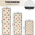 thumbnail image 4 of Pioneer Flower Floral Print Pattern Kitchen Rugs Sets Of 3,Kitchen Runner Rugs Non Skid Washable,Decorative Kitchen Floor Mats for Kitchen,Sink,Laundry,17X30 Inch + 17X47 Inch + 17X59 Inch, 4 of 6