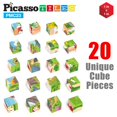 thumbnail image 4 of PICASSO TILES Azulejos Magnéticos Juego de Rompecabezas de Cubo Magnético con Tema de Dinosaurio de 20 Piezas PMC23, 4 of 5