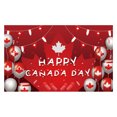 thumbnail image 1 of Canada Day Decorations Happy Birthday Canada Day Banner Back Drop Beaver Maple Leaf Canadian Flag Background Decorations For 1st Of July The National Holiday Of Canada Celebration Christmas Banners, 1 of 4