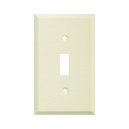 Jackson Deerfield 8IK101 Pro-Plate Single Toggle Wall Plate, Ivory Wrinkle Finish