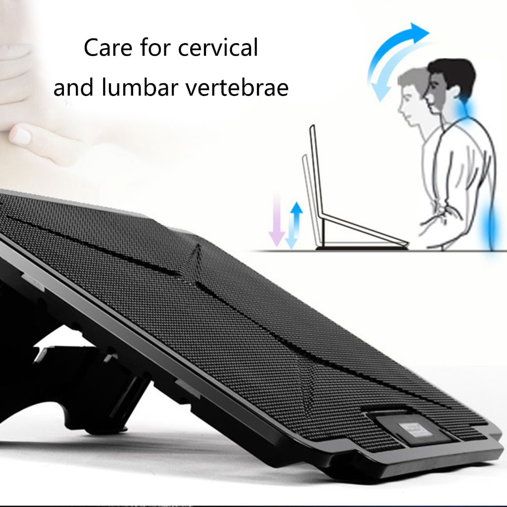 Zorvai LED Gaming Laptop Cooling Pad Laptop Cooling Stand External Cooling Fan Cooling