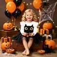 thumbnail image 3 of JHOKCI Toddler Girls Halloween Dress Long Sleeve Cat Tutu Princess Outfit, 3 of 8
