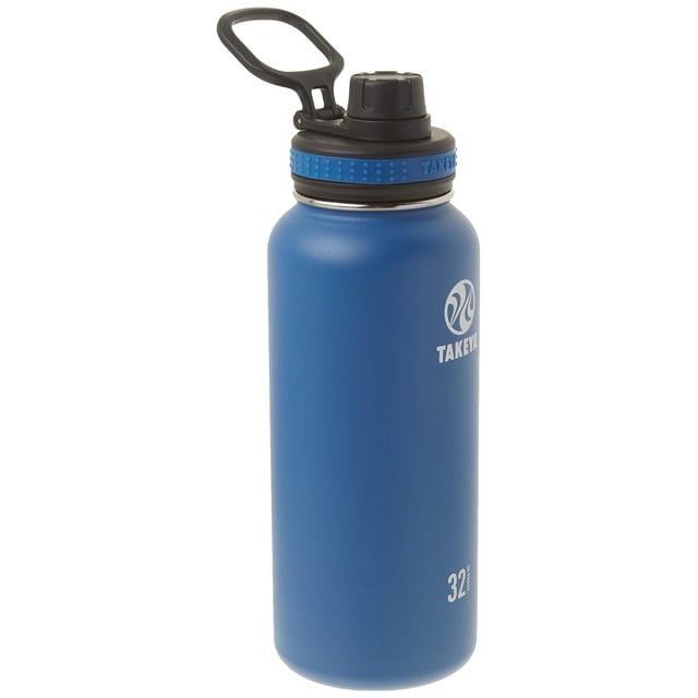Botella de agua Takeya Originals con aislamiento al vacío 946 ml, color azul marino