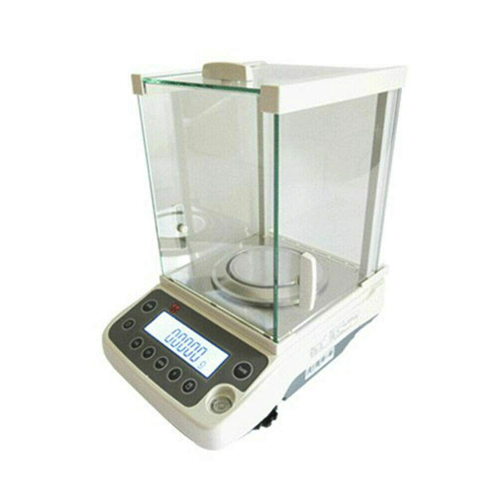 DENSET Analytical Balance Lab Scale Electronic Precision Scale120g x 0.0001g 0.1mg Digital Precision with Pan 110V