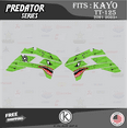 thumbnail image 2 of Kalair GFX Graphics Kit for Kayo Pit Bike TT 125 and TT 140 (2021+) Predator Series, 2 of 5