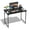 Black, variant on Small Computer Desk for Small Spaces, Office Desk for Home Office, Modern Writing Desk,32 Inchs, Adjustable Feet,(Vintage)