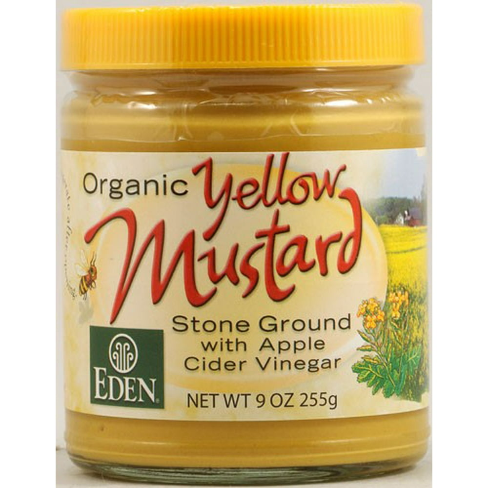 Eden Organic Yellow Mustard, 9 Oz