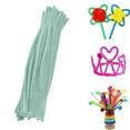 thumbnail image 4 of 100-Pack 12-Inch Fluffy Chenille Stems for DIY Crafting, Bendable Fuzzy Pipe Cleaners for Kids STEM Activities, Classroom Projects, Gift Wrapping, Floral Decor & Creative Art Supplies, 4 of 5