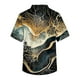 thumbnail image 3 of Men's Short Sleeve V Neck Print Chest Pocket Carer Top M, 3 of 3