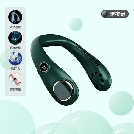 

Fan Portable Mini Fan Abs Material Is Safe And Reliable Neck Fan Portable Mini360 Airflow for Outdoor Home Travel 2000mAh