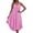 j6-Pink, variant on LIIPEE Womens Summer Nightgown Sexy Ruffle V Neck Flowy Sleep Dress Ladies Cozy Sleepwear