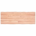 thumbnail image 1 of vidaXL Table Top Light Brown 140x50x(2-6)cm Treated Solid Wood Live Edge, 1 of 7