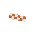 thumbnail image 1 of Horquillas acrílicas para el pelo para mujer, estilo coreano, estilo tablero de ajedrez. Blanco naranja, 1 of 8