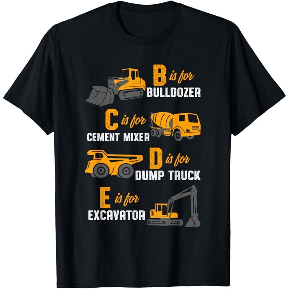 Heavy Equipments Construction Operator T-Shirt