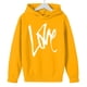 thumbnail image 3 of Sudadera con capucha y estampado de corazón de San Valentín, sudadera de manga larga para niños y niñas, chaqueta para niñas de talla mediana y grande., 3 of 7
