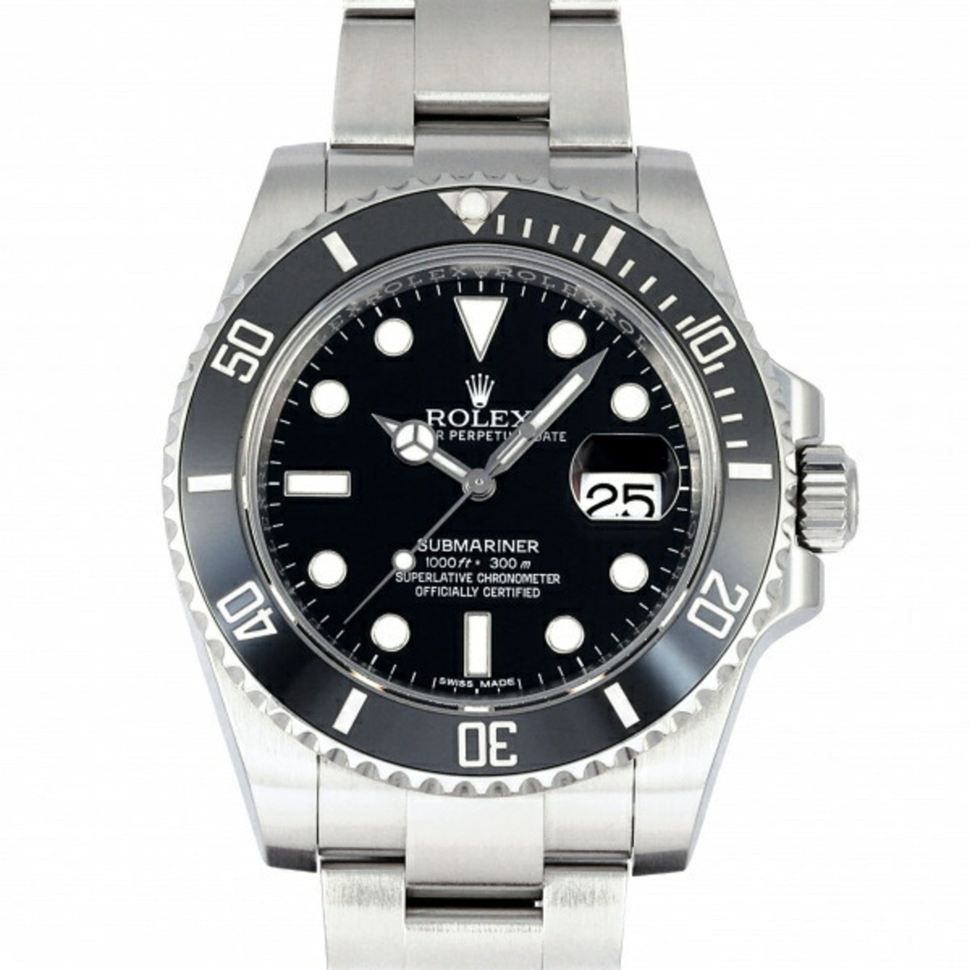 krabbe dybtgående får Authenticated Used Rolex Submariner Date 116610LN Black Dial Watch Men's -  Walmart.com