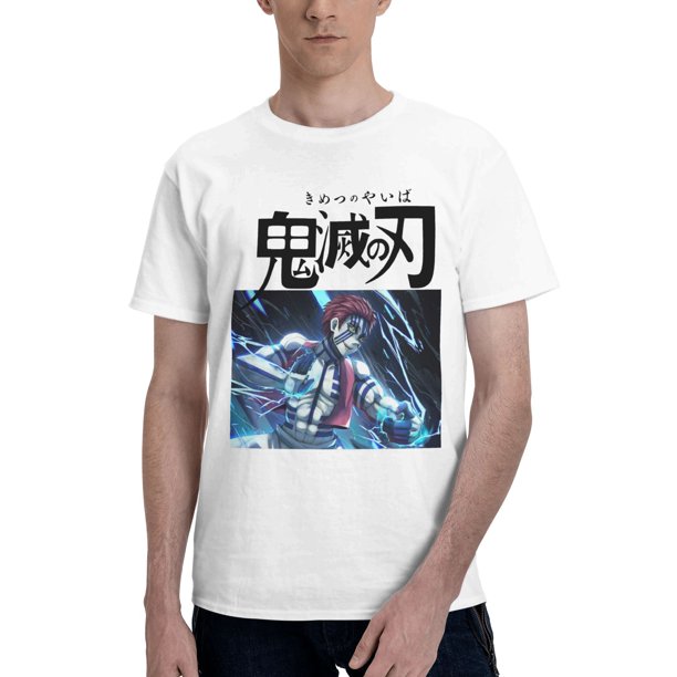 Camiseta de Manga Corta para Hombres Kimetsu no Yaiba