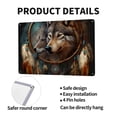 thumbnail image 3 of Wolf Indian Dream Feather Metal Tin Sign Home Coffee Room Kitchen Garden Wall Office Decor 8X12Inch, 3 of 7