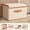 42L Beige, variant on Clothes Storage Box With Lid For Household Use Wardrobe Underwear Storage Box Organizing Boxed Clothes Blankets Storage Basket