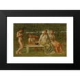 thumbnail image 2 of Albert Joseph Moore 24x17 Black Modern Framed Museum Art Print Titled - The Marble Seat, 2 of 5