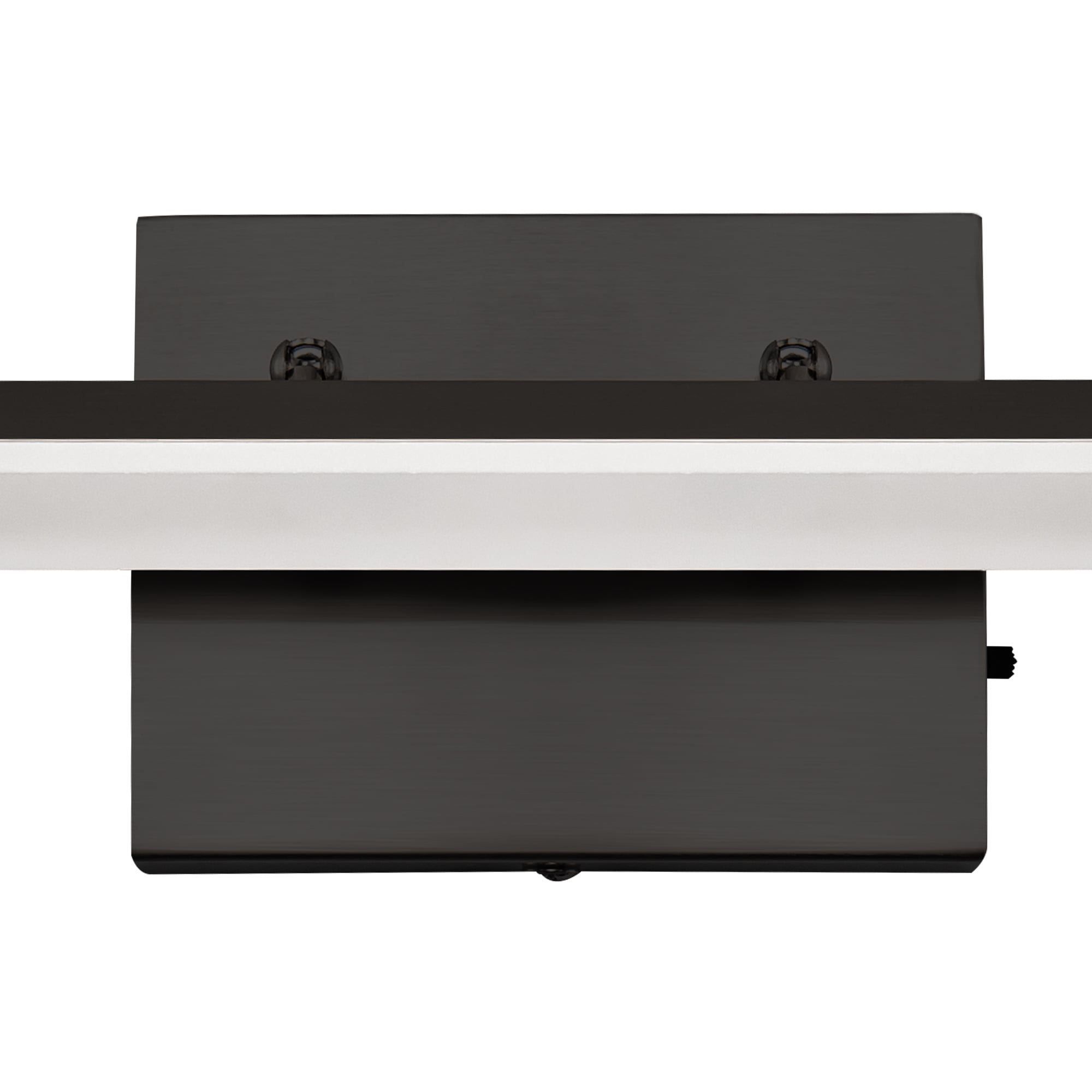 YANSUN 24-Watt 1-Light 23.66 in Wall Sconce Vanity Light in Black, Integrated LED Bathroom Wall Light Bar, Light for Mirror