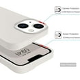 thumbnail image 4 of Sumao Designed for iPhone 14 Case, Silicone Shockproof Slim Thin Phone Case (White), 4 of 10