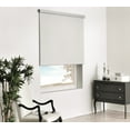 thumbnail image 2 of Brielle Home Silver Shimmering Blackout Cordless Roller Shade, 2 of 4