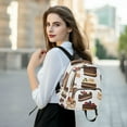 thumbnail image 6 of FORMRS Mini Backpack Purse for Women Travel Daypack Casual Shoulder Bag, White Cakes Pattern, 6 of 7