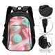 thumbnail image 3 of Balery Pastel Macarons Delight Mochila con carga USB para hombre y mujer - Mochila impermeable y antirrobo para portátil con puerto USB para viajes, trabajo, estudios y universidad, 3 of 7