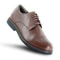 thumbnail image 2 of Apex Lexington Cap Toe Men's Oxford Dress Shoe In Brown, 2 of 4