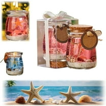 Clearance!Giyblacko Ocean Theme Gel Candle Ocean Gel Wax Candle Ocean Theme Scented Candle Handmade Whelk Wax Gel Wax Decorative Prefect Gift For Meditation Stress