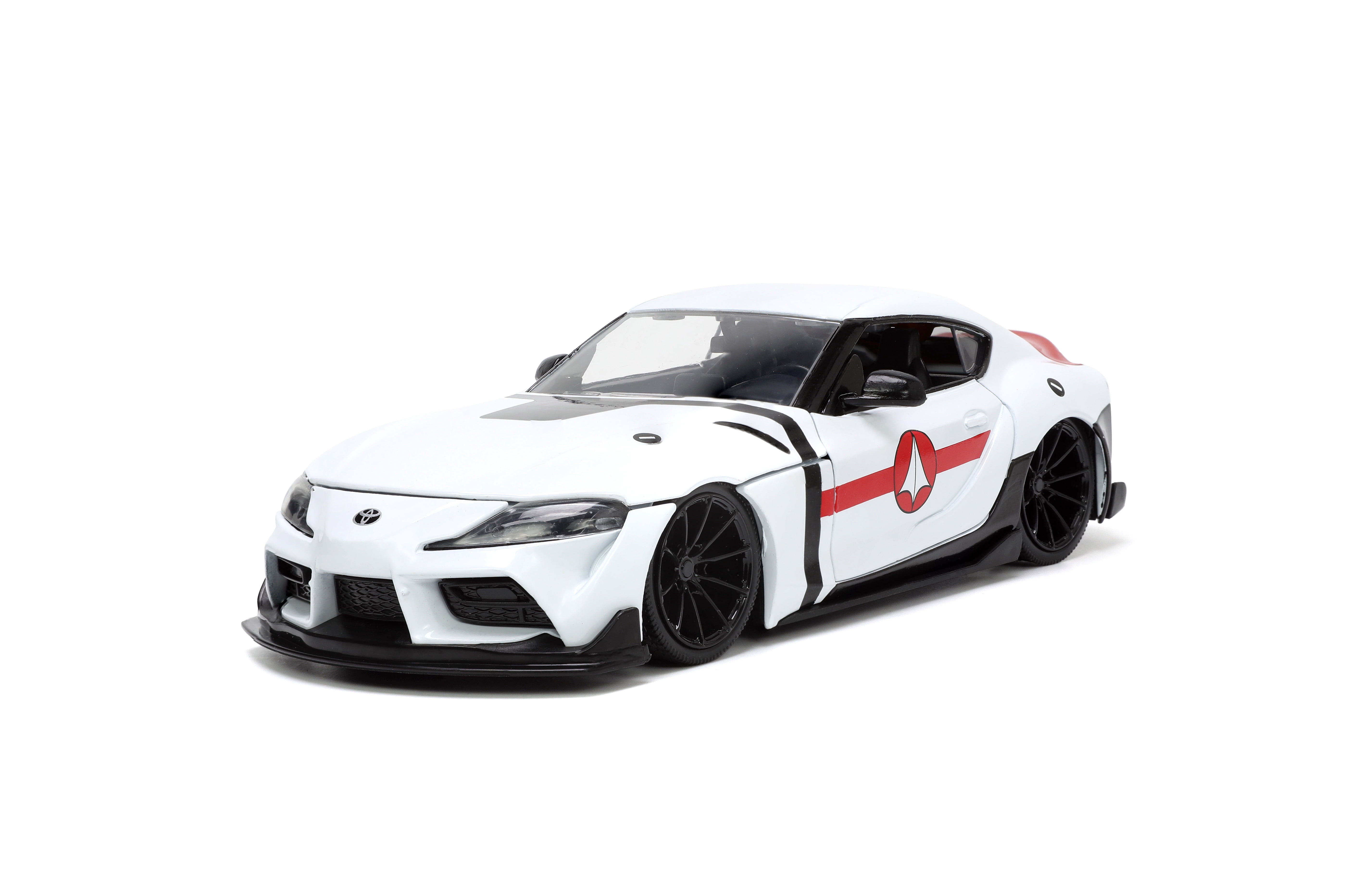 Robotech 1:24 2020 Toyota Supra Die-Cast Car & 2.75" Rick Hunter Figure Play Vehicles