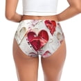 thumbnail image 3 of Womens Underwear Textured Heart Abstract Art Cuteness No Show Seamless Underwear for Women, Soft Stretch Women's Panties, Hipster Ladies Panties Bikini Underwear Briefs, 3 of 6