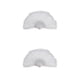 thumbnail image 3 of Advancent Abanico de plumas Decoración Fiestas Adorno de cosplay Abanicos decorativos Regalo elegante Baile Rendimiento Accesorio Adulto Blanco Blanco 2Conjunto, 3 of 6