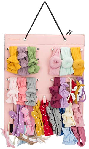 Newborn Headbands and Bows Hanging Organizer Baby Girl Headbands Storage Holder