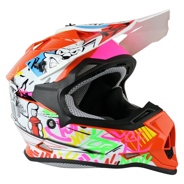 CASCO BKR CROSS JR BOMBER NARANJA MULTICOLOR GRAFFITTI M BKR BKR CROSS ADVETURE Walmart en linea