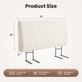 thumbnail image 3 of JONPONY Simple Upholstered Headboard for Queen Size Bed, Height Adjustable and Ergonomic Headboard,Easy Assemble, Sturdy and Durable,Beige, 3 of 11