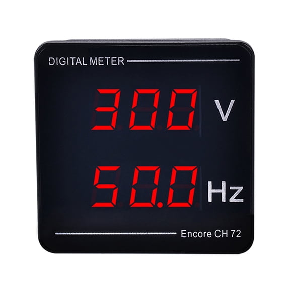 Digital Voltmeter HZ-Meter 2in1 Multimeter Panel LED Display Voltage Frequency Meter Tester for Household Industrial