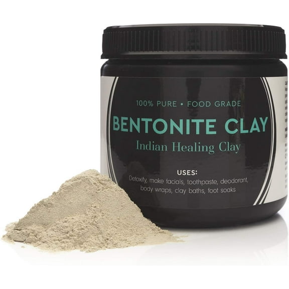 Food Grade Sodium Bentonite Clay - Powder - 1 Pound