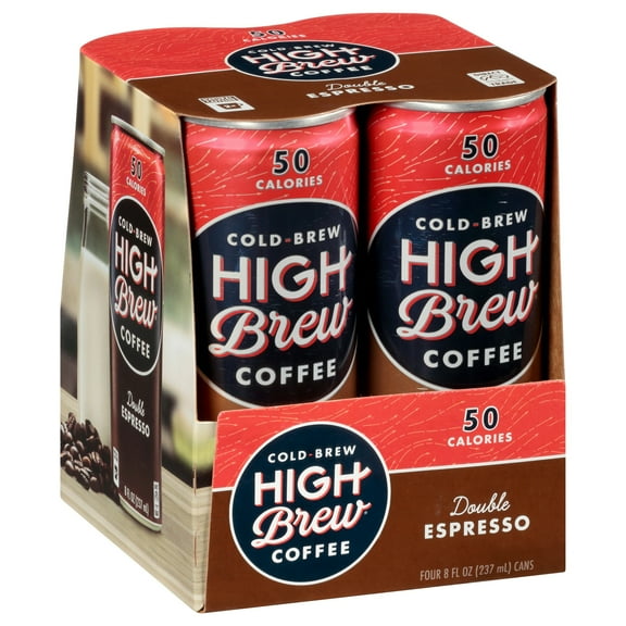 High Brew Double Espresso Coffee 4-Pack 32 oz (Pack Of 6)