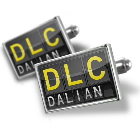 Cufflinks DLC Airport Code for Dalian - NEONBLOND